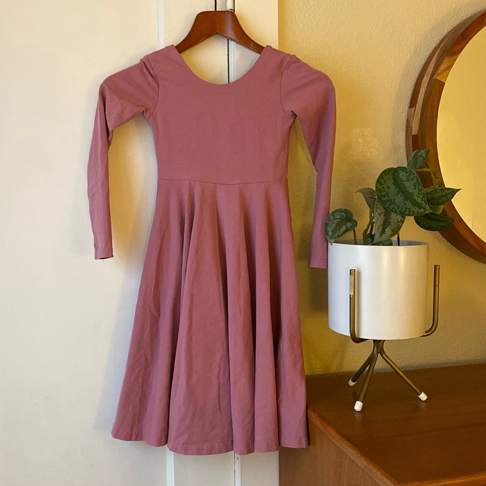 Remie Girl sugar plum dress with pockets 8